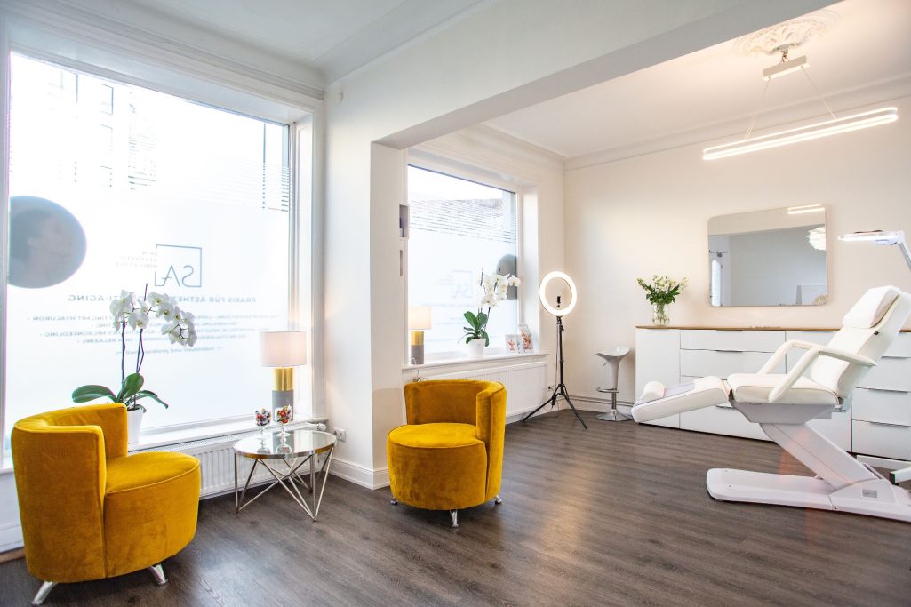 Moderne Praxisräume. Praxis für Ästhetik und Anti-Aging in Hamburg-Eppendorf bei Natalia Hamann